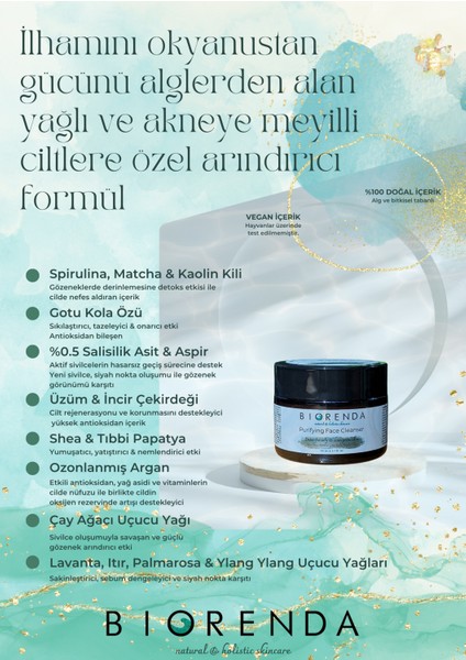 Yağlı Ciltlere Özel Arındırıcı Yüz Temizleyici 50 ml fırsatları