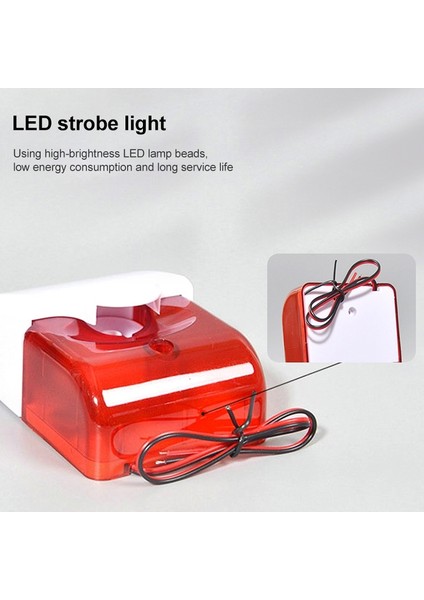 LY-103 Ses ve Işık Alarmı 24V - Kırmızı (Yurt Dışından) modelleri