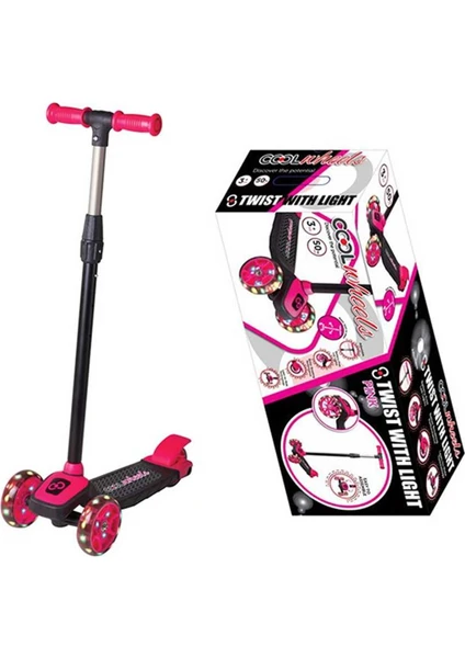 FR58048 Furkan Cool Wheels Twist Scooter Pembe Adet