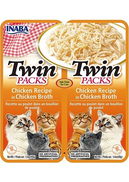 Ciao Inaba Twin Packs Tavuklu Kedi Çorbası 2 x 40 Gr