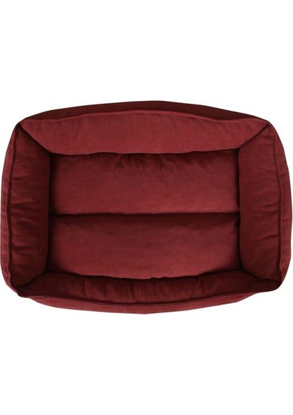 Yıkanabilir Kumaş Konforlu Kedi Köpek Yatağı Kırmızı Medium 65X45 cm fiyatları
