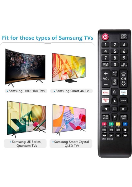 Samsung Uyumlu UE50RU7100UXTK Tv Kumanda