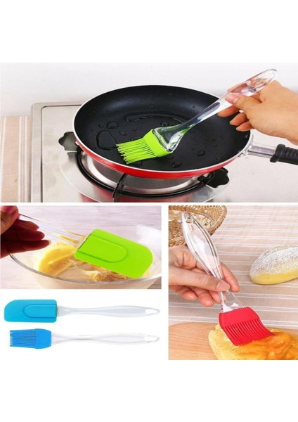 Silikon Yumurta Fırçası ve Spatula 2'li Set