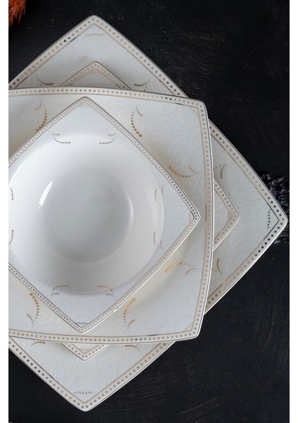 Le Grand 60 Parça 12 Kişilik Porselen Yemek Takımı fiyatları