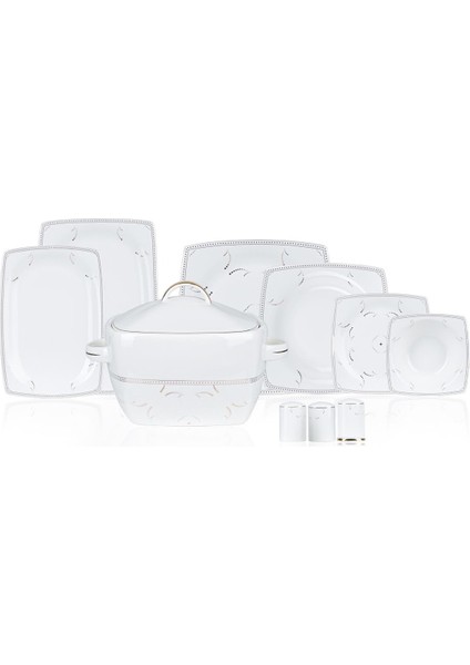 Le Grand 60 Parça 12 Kişilik Porselen Yemek Takımı fırsatları