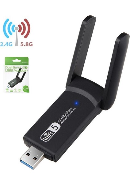 PX-AC1200 Realtek Rtl 8812BU AC1200 Usb3.0 1200MBPS Wifi Adaptör, 2.5g 5g 5.8g Wireless Adaptör, USB Wifi Alıcı