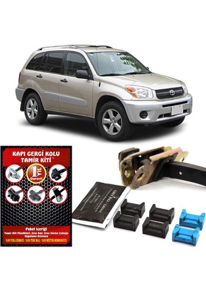 Toyota Rav4 Kapı Gergi Kolu (Limitör) Tamir Kiti (2 Kapı Set) 1994-2019