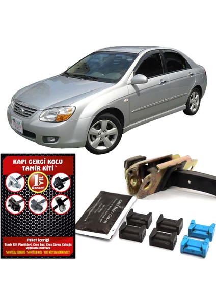 Kia Cerato Kapı Gergi Kolu (Limitör) Tamir Kiti (2 Kapı Set) 2004-2009