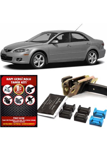 Mazda 6 Kapı Gergi Kolu (Limitör) Tamir Kiti (2 Kapı Set) 2001-2007