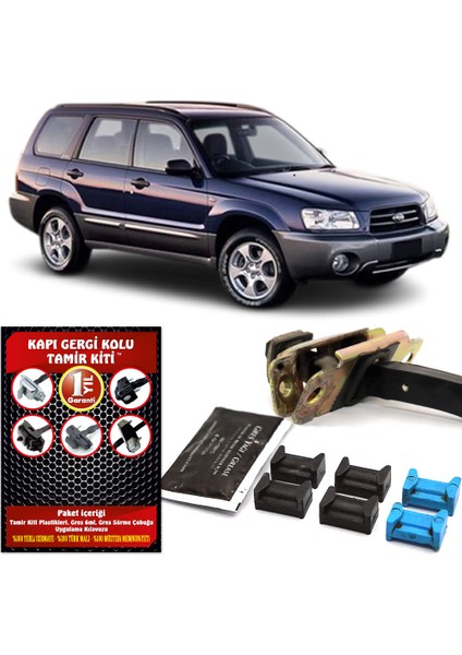 Subaru Forester Kapı Gergi Kolu (Limitör) Tamir Kiti (2 Kapı Set) 1996-2017