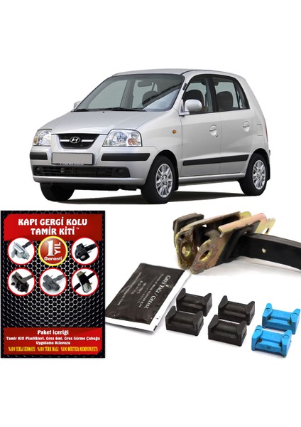 Hyundai Atos Kapı Gergi Kolu (Limitör) Tamir Kiti (2 Kapı Set) 1997-2009