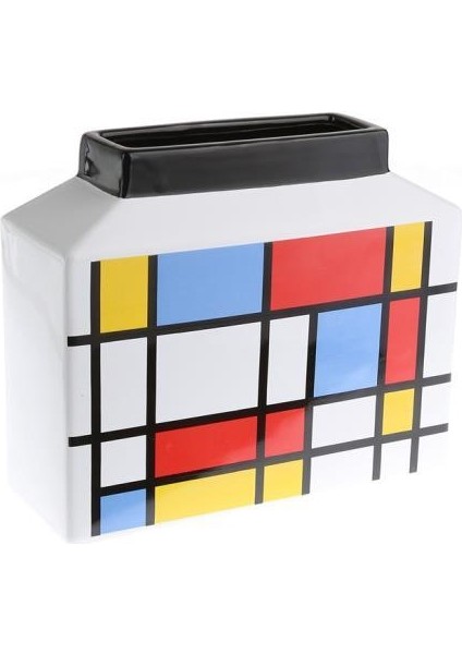 Lucky Art Renkli Modern Vazo 19CM