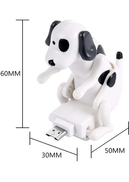 Humping Dog Hızlı Şarj Kablosu Cep Telefonlarının Şarj Kablosu Type-C Mikro USB (Yurt Dışından)