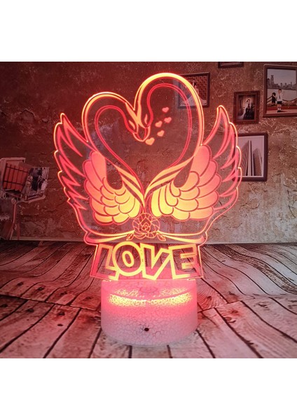 12 cm Çocuk Odası Figürlü LED Gece Aydınlatması Siyah (Yurt Dışından)