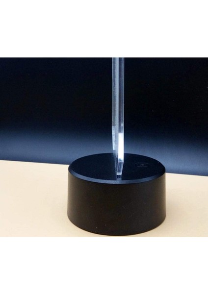 3D Renk Değiştiren Gece Lambası Siyah (Yurt Dışından) fırsatları