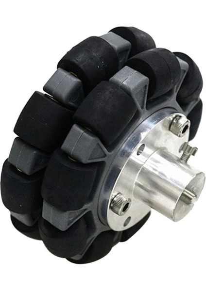 100 mm 45° Mecanum Tekerlek Hub'lı Uyumlu Çift Naylon Kauçuk 6 mm Kuplaj (Yurt Dışından) fiyatları