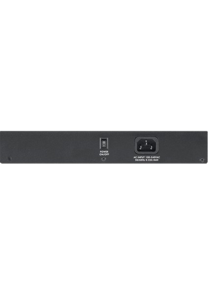 GS1100-24E V3, 24 Port, Gigabit, Yönetilemez, Sessiz, Rackmount Switch