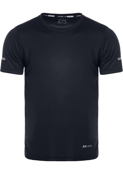 Erkek Nem Emici Hızlı Kuruma Atletik Teknik Performans Spor T-Shirt