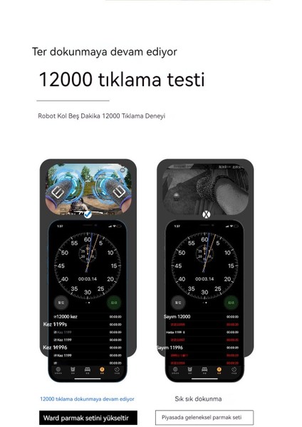 Karbon C1 E-Spor Ter Parmak Seti (1 Çift-2) Siyah Sarı (Yurt Dışından)