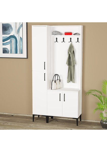 Rose-1-3 Portmanto Vestiyer Ayakkabılık RS01