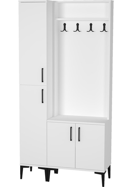 Rose-1-3 Portmanto Vestiyer Ayakkabılık RS01