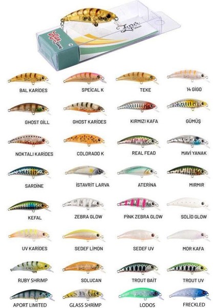 Zıpır kg 50MM 4,5gr Lrf Maket Balık fiyatları