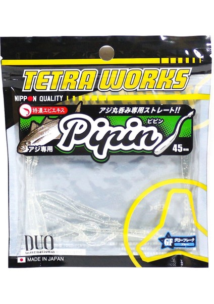 Tetra Works Pipin Lrf Silikon 45MM. S511 Silver Stardust