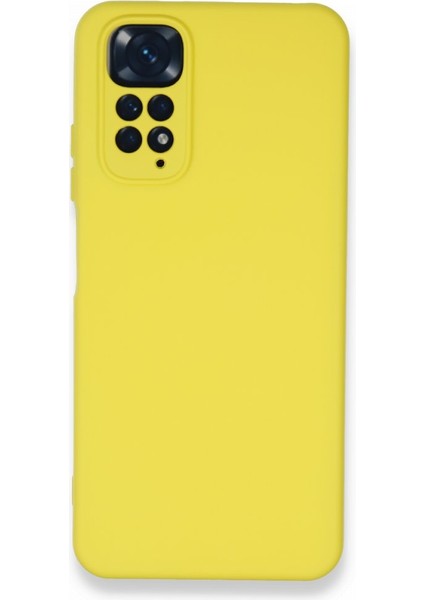 Xiaomi Redmi Note 11 Kılıf Lansman Içi Kadife Nano Silikon