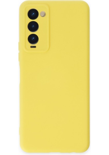 Tecno Camon 18P Kılıf Lansman Içi Kadife Kamera Korumalı Silikon