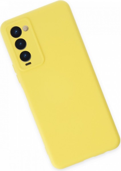 Tecno Camon 18P Kılıf Lansman Içi Kadife Kamera Korumalı Silikon