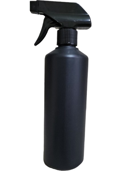 500 ml Boş Siyah Politilen Kimyasala Dayanıklı Sprey Şişe Trigerli