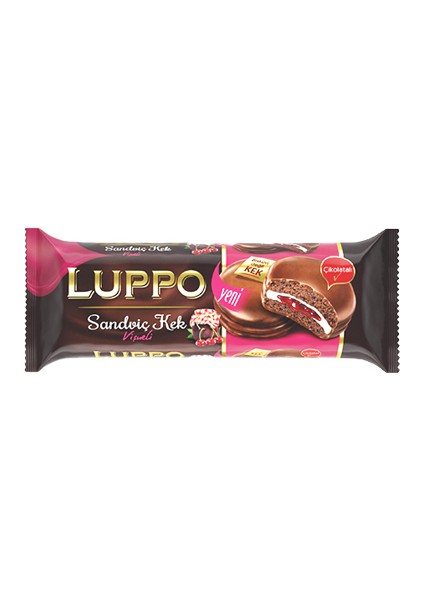 Şölen Luppo Kakao Kaplamalı Vişneli Sandviç Kek (182 G)
