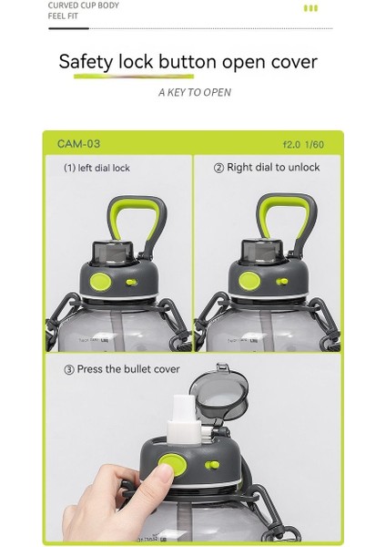 Seyahat Açık Mühürlü Okul Su Şişesi Sızdırmaz Spor Su Şişesi (Yurt Dışından) fırsatları