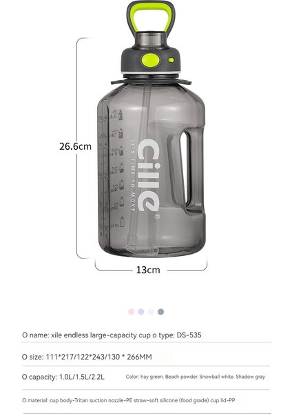 Seyahat Açık Mühürlü Okul Su Şişesi Sızdırmaz Spor Su Şişesi (Yurt Dışından) indirimleri