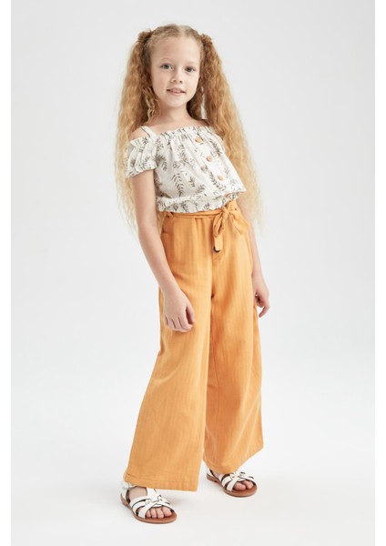 Kız Çocuk Desenli Askılı Bluz V8751A621HS fiyatları