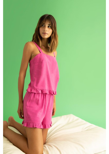 Fall in Love Regular Fit Basic Mini Şort Pijama Altı X9287AZ22HS fiyatları