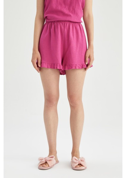 Fall in Love Regular Fit Basic Mini Şort Pijama Altı X9287AZ22HS