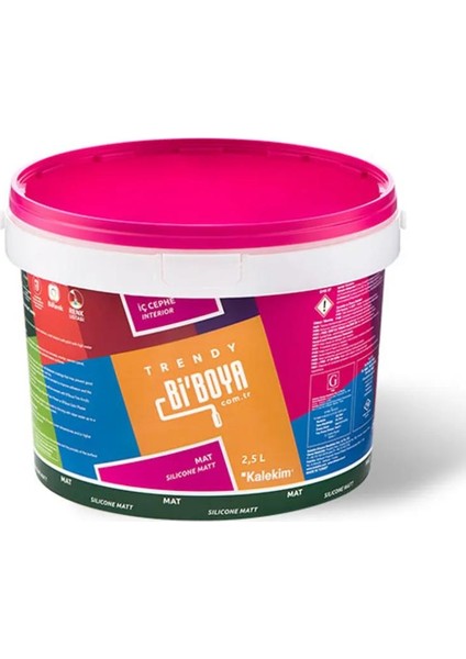 Bi Boya Mat Trendy Beyaz 2,5 Lt