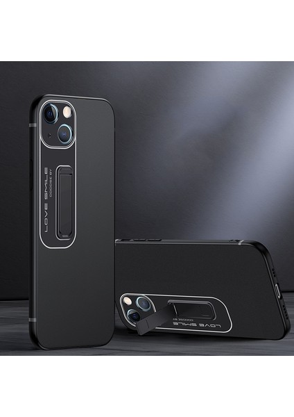 Apple iPhone 13 Mat Siyah Için Buzlu Telefon Kılıfı