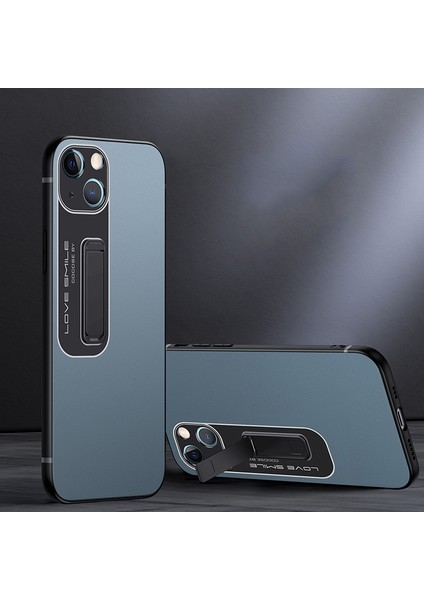 Apple iPhone 13 Deniz Mavisi Gri Için Buzlu Telefon Kılıfı