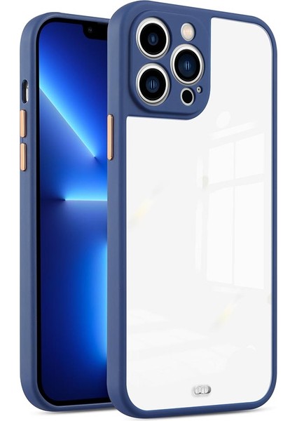 Apple iPhone 13 Mavi Için Iki Renkli Tpu Telefon Kasası