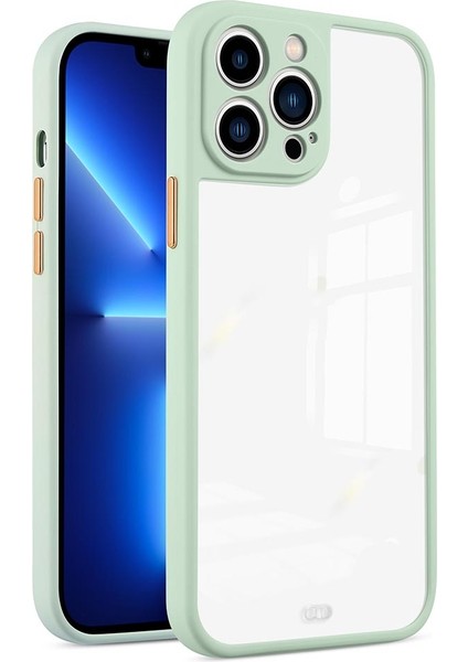 Apple iPhone 13 Yeşil Için Iki Renkli Tpu Telefon Kılıfı