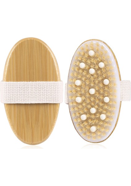 Ahşap Oval Duş Fırçası - Kahverengi (Yurt Dışından) fiyatları