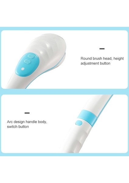 USB Şarj Elektrikli Banyo Fırçası - Mavi (Yurt Dışından) modelleri