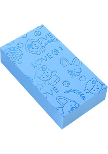 Bebek Kare Banyo Süngeri - Mavi (Yurt Dışından)