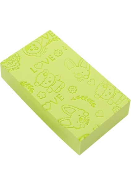 Bebek Kare Banyo Süngeri - Yeşil (Yurt Dışından)