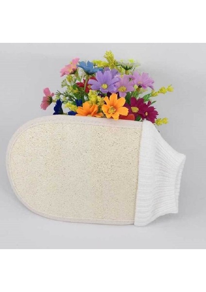 Doğal Loofah Eldiven - Beyaz (Yurt Dışından) fırsatları
