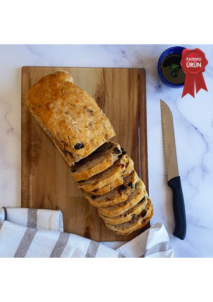 Kanallı Cam Kesme Tahtası - Cam Kesme Tablası | Yeni Ahşap Desen | 25cm x 35cm | Patentli Ürün