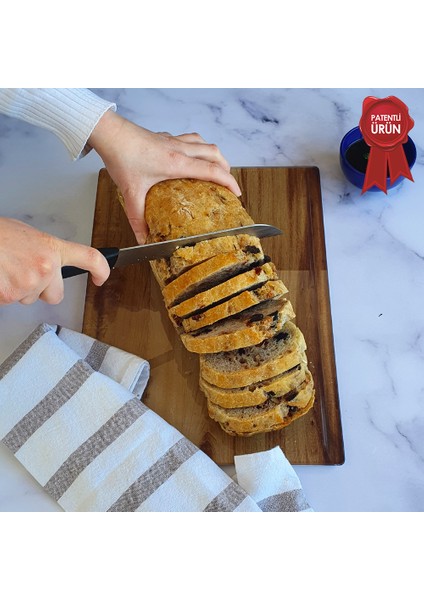 Kanallı Cam Kesme Tahtası - Cam Kesme Tablası | Yeni Ahşap Desen | 25cm x 35cm | Patentli Ürün fiyatları