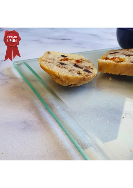 Kanallı Cam Kesme Tahtası - Cam Kesme Tablası | Saydam | 25cm x 35cm | Patentli Ürün